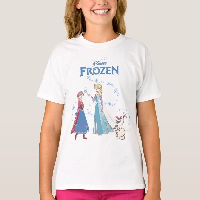 Frozen | Elsa, Anna & Olaf T-Shirt (Front)