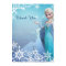 Frozen Elsa Birthday Party Thank You