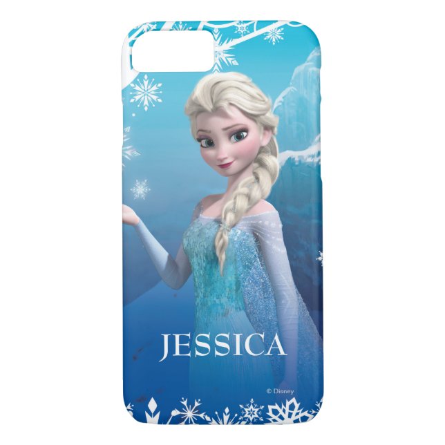 Frozen | Elsa Over the Shoulder Smirk Case-Mate iPhone Case (Back)