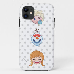 Frozen Emoji Elsa, Anna & Olaf iPhone 11 Case