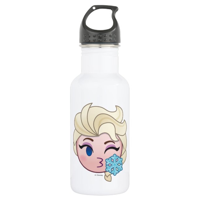 Frozen Emoji | Elsa Throwing a Kiss 532 Ml Water Bottle (Front)