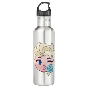 Frozen Emoji   Elsa Throwing a Kiss 710 Ml Water Bottle