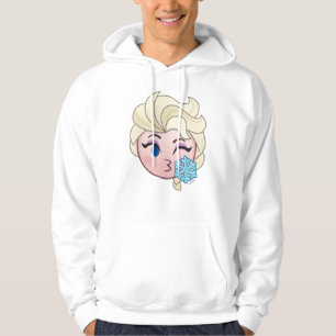 Frozen Emoji   Elsa Throwing a Kiss Hoodie