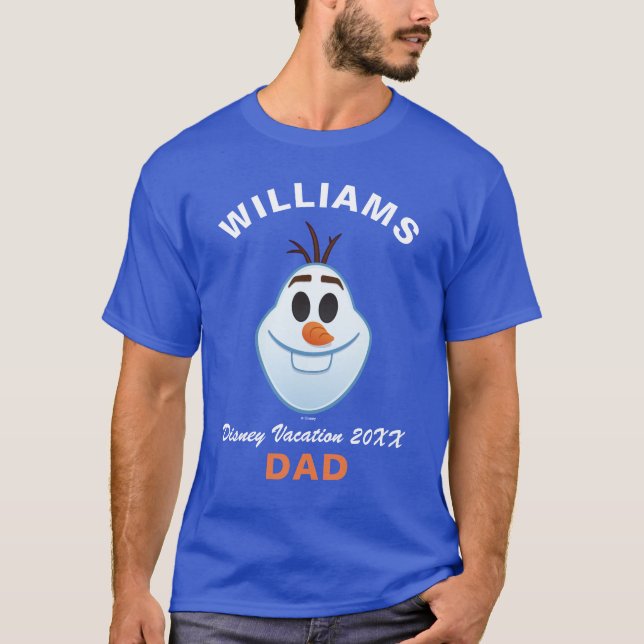 Frozen Emoji | Olaf - Family Vacation & Year T-Shirt (Front)