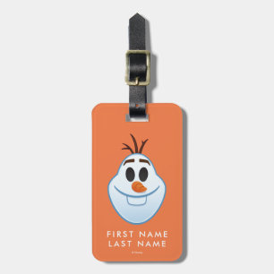 Frozen Emoji Olaf Luggage Tag