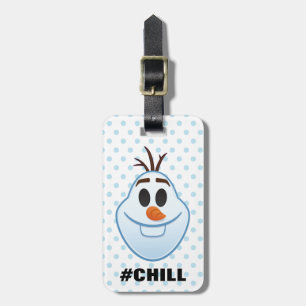 Frozen Emoji Olaf Luggage Tag