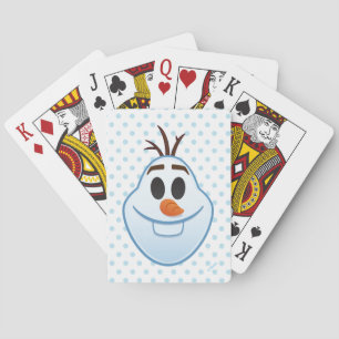 Frozen Emoji Olaf Playing Cards