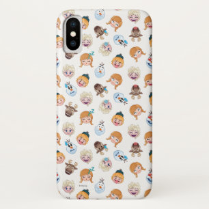 Frozen Emoji Pattern iPhone X Case