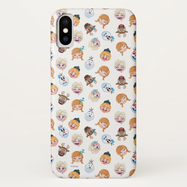 Frozen Emoji Pattern Case-Mate iPhone Case (Back)