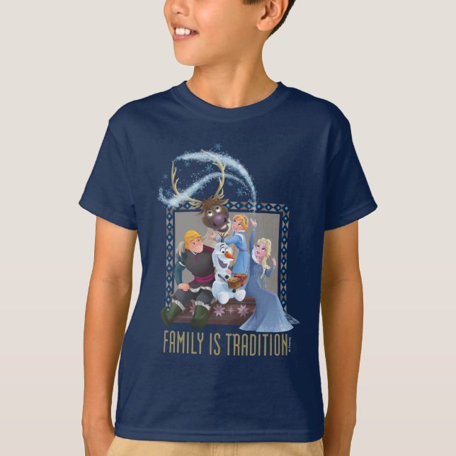 Frozen | Family is Tradition T-Shirt (Front)