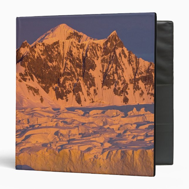 frozen glacial mountain landscape along the binder (Front/Inside)