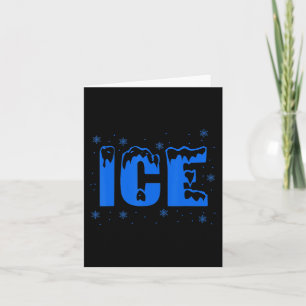 Frozen Ice Bag Fun Halloween Costume Card