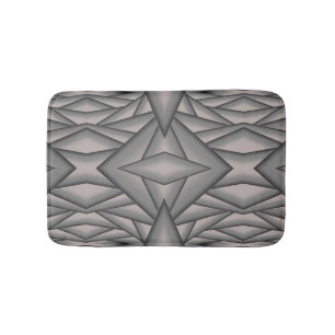 Frozen In Time Abstract Art Bath Mat