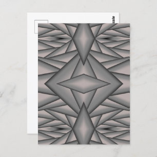 Frozen In Time Abstract Art  Postcard
