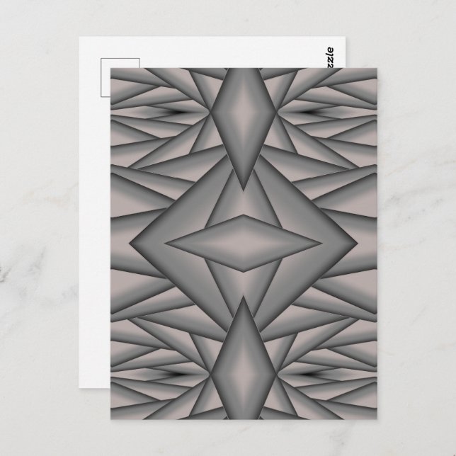 Frozen In Time Abstract Art  Postcard (Front/Back)