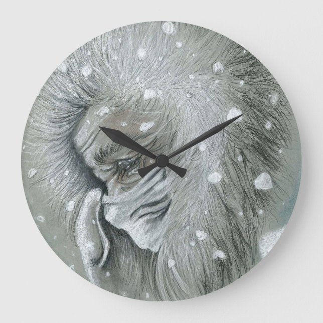 Frozen in Time Large Clock (Front)