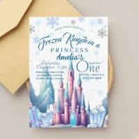 Frozen Kingdom Princess 1st Birthday Party