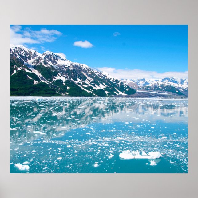 Frozen lake Alaska Poster (Front)