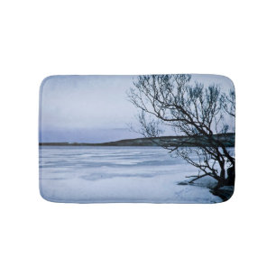 Frozen Lake Bath Mats