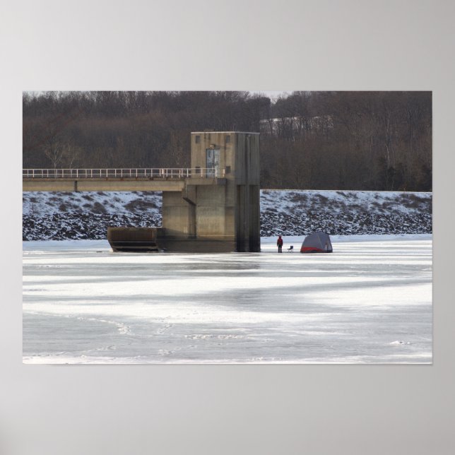 Frozen Lake Galena Poster (Front)