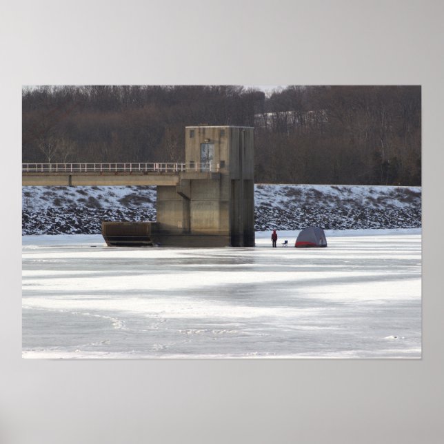 Frozen Lake Galena Poster (Front)
