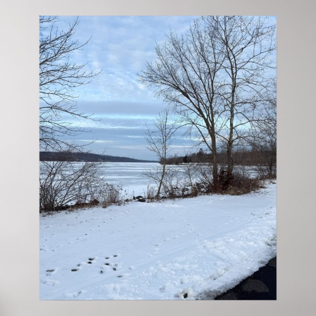 Frozen Lake Galena Poster (Front)