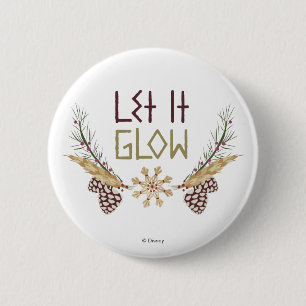 Frozen Let it Glow 2 Inch Round Button