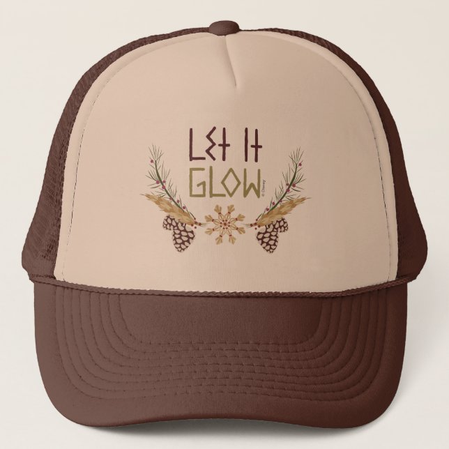 Frozen | Let it Glow Trucker Hat (Front)
