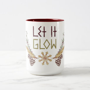 Frozen   Let it Glow Two-Tone Coffee Mug