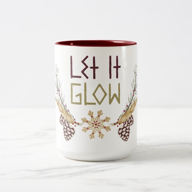 Frozen | Let it Glow Two-Tone Coffee Mug (Center)