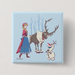 Frozen   Listen to your Heart 2 Inch Square Button