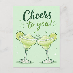 Frozen Margarita Birthday Celebration Postcard