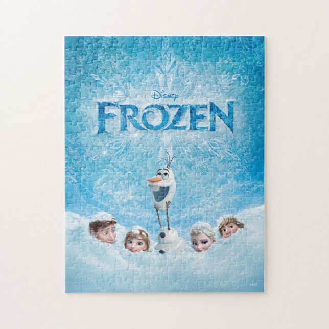 Frozen Movie Poster Art Jigsaw Puzzle (Vertical)