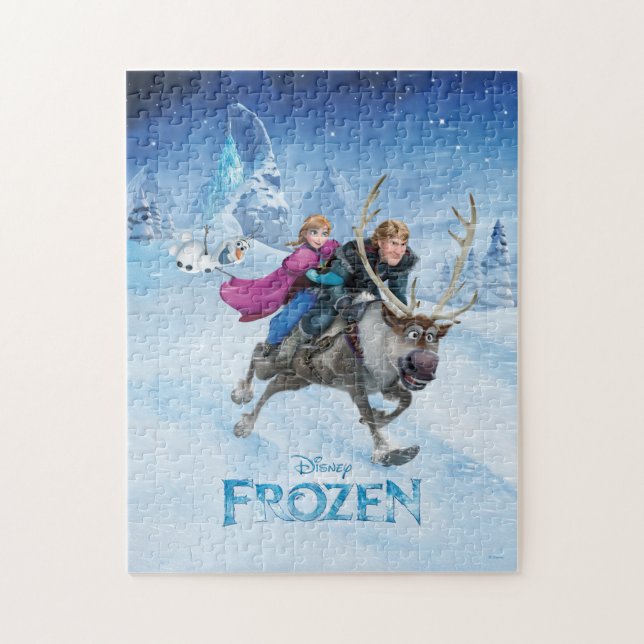 Frozen Movie Poster Art Jigsaw Puzzle (Vertical)