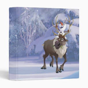 Frozen   Olaf sitting on Sven Binder