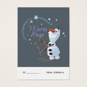 Frozen Olaf   Warm Hugs 100pk Card