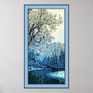 Frozen Pond Poster