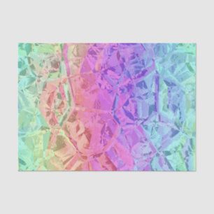 frozen rainbow crystal : tissue paper