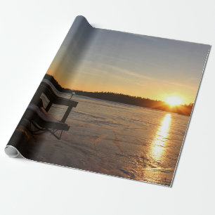 Frozen Reflection Wrapping Paper