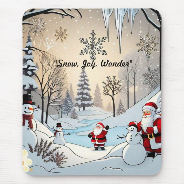 "Frozen River Wonderland" Mouse Pad (Front)