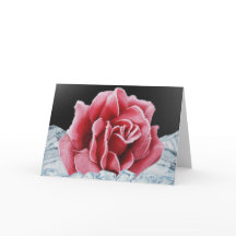 Frozen Rose Cards