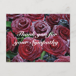 Frozen Roses Postcard