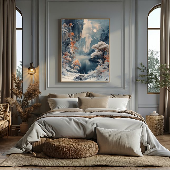 Frozen Serenity Surreal Winter Wonder Poster (Creator Uploaded)