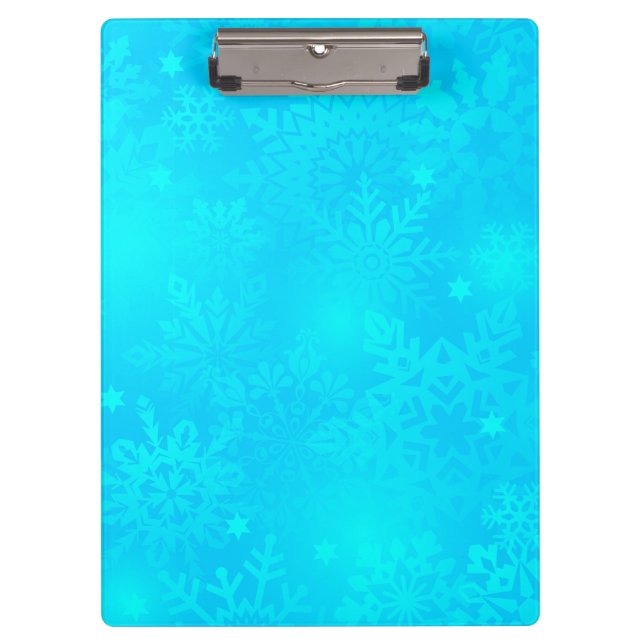 Frozen Snowflakes Clipboard (Front)