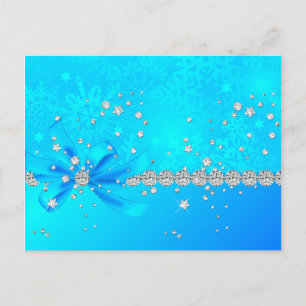 Frozen Snowflakes Postcard