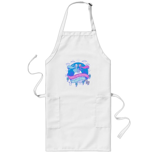 Frozen | There's No Mountains We Can't Climb Long Apron (Front)