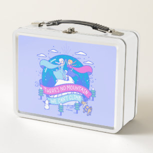 Frozen   There's No Mountains We Can't Climb Metal Lunch Box