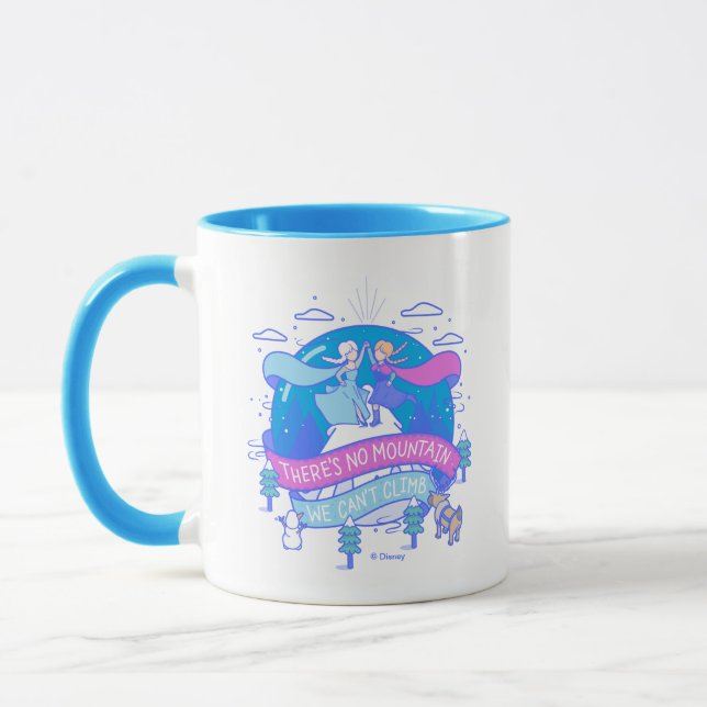 Frozen | There's No Mountains We Can't Climb Mug (Left)