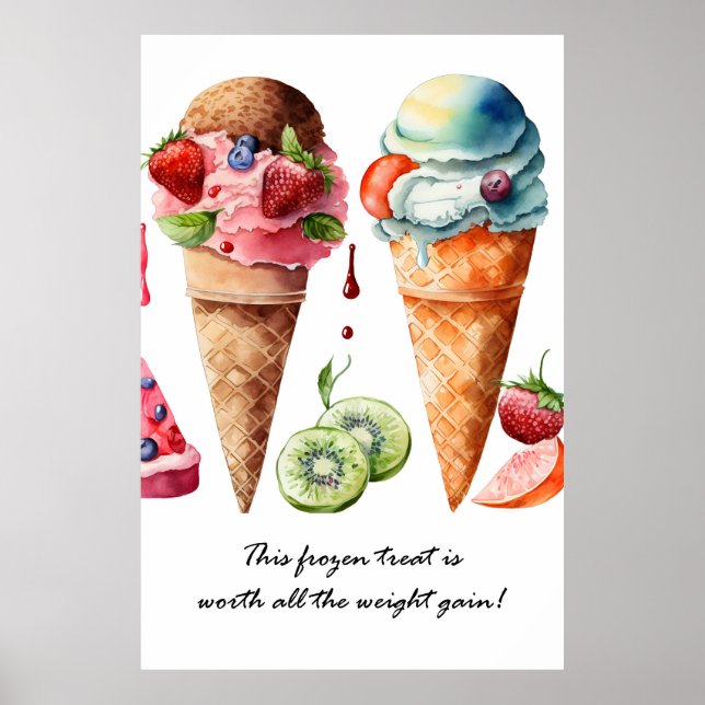 Frozen treat poster (Front)