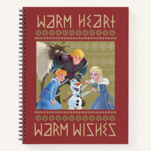 Frozen   Warm Heart Warm Wishes Notebook